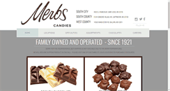 Desktop Screenshot of merbscandies.com